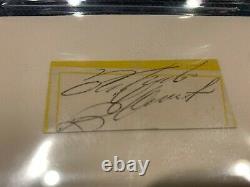 Roberto Clemente Pittsburgh Pirates Signed Cut Autograph Beckett Slabbed 3