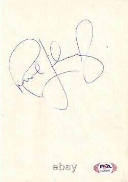 Rush Limbaugh Signed Autographed Cut PSA DNA Authenticated