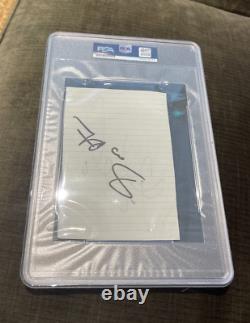 Russell Westbrook Signed Cut Slab Auto PSA/DNA Clippers Thunder Autograph Card