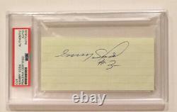 SAMMY SOSA Signed Autographed Baseball Card Cut PSA/DNA circa 1989 or 1990