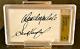 Sandy Koufax & Don Drysdale Signed Cut Autograph Aca Auth Brooklyn Dodgers Hofs