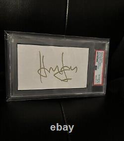STAR WARS HARRISON FORD AUTOGRAPHED SIGNED 2x4 CUT PSA/DNA