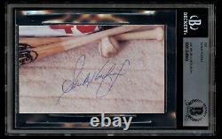 Sandy Koufax signed autograph auto 3x5 cut LA Dodger HOF Legend PSA Slabbed