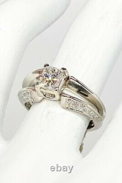 Signed JOSE HESS $10,000 1.82ct VS H Princess Cut Diamond Platinum Wedding Ring