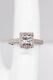 Signed Tacori $9000 1.45ct Vs2 H Princess Cut Diamond 18k White Gold Halo Ring