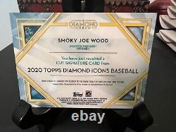 Smoky Joe Wood 2020 Topps Diamond Icons Cut Signatures Auto 2/4 Red Sox