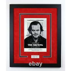 Stephen King Signed Cut The Shining Custom Framed 16x20 Autographed ACOA