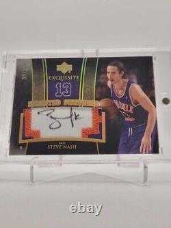Steve Nash 2005-06 Upper Deck Exquisite Collection Scripted Swatches 09/25