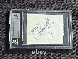 The Undertaker Signed Autographed Cut Vintage Signature Beckett Bas Authentic