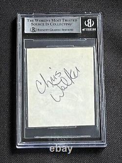The Undertaker Signed Autographed Cut Vintage Signature Beckett Bas Authentic