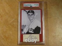 Tony Conigliaro Signed Autographed Cut & Photo Rare! 1964-70 Boston Red Sox Psa