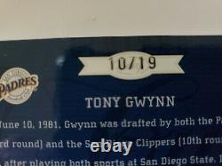 Tony Gwynn 2005 Leaf Limited Limited Cut Auto #10/19