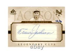 Travis Jackson 2005 Sp Legendary Cuts #/16 Cut Signature Auto Autographed Signed