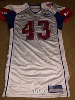 Troy Polamalu Signed Autographed 2007 Pro Bowl Cut Game Issued Jersey-bas Coa