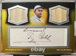 Ty Cobb 2018 Topps Dynasty 1/1 Cut Signature Auto True One of One Dual Relic