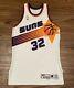 Vtg 1999-2000 Phoenix Suns Jason Kidd Autographed Pro Cut Champion Jersey Sz 46