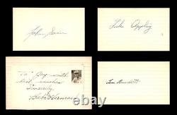 Vintage Cut Signatures & Index Cards Autographed Signed 40 CT Lot Roberts 189565