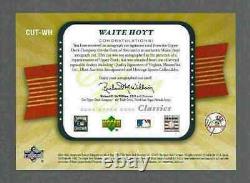 Waite Hoyt HOF 2005 Upper Deck Classics Classic Cuts Autograph Auto 7/10