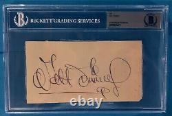 Walt Disney Authentic Signed Cut Beckett Beautiful Fountain Pen Autograph