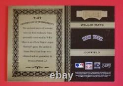 Willie Mays 2005 Playoff Prime Cuts Auto Ny Mets Patch Jersey Bat Card Sp 14/25