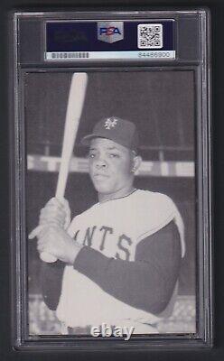 Willie Mays HOF Signed Cut AUTO PSA/DNA Authentic and Vintage Picture Giants HOF