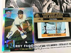 Willie Stargell PIT-WS 2x 3/5 signed 2011 SP Legendary Cuts Elroy Face autograph