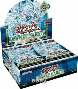 Yugioh Dawn of Majesty Booster Case (12 Boxes) Factory Sealed SHIPS 8/12